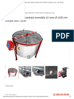 Centrifuga Apicola Casetata Reversibila 12 Rame Ø 1200 MM Complet Auto. Lyson - Viitor Sanatos