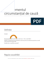 Complementul Circumstanțial de Cauză