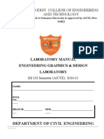 Methodist College of Engineering and Technology: Laboratory Manual Engineering Graphics & Design Laboratory