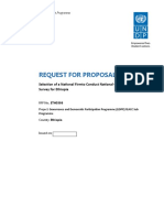 UNDP Ethiopia Corruption Survey RFP