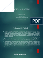 Tafsir Al-Fatihah