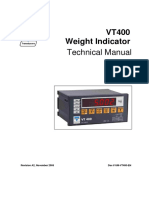 VT400 Weight Indicator: Technical Manual