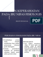 Asuhan Keperawatan Pada Ibu Nifas Fisiologis