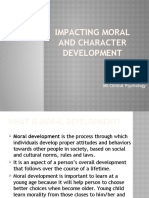 Impacting Moral and Character Development: by Rabia Umer MS Clinical Psychology