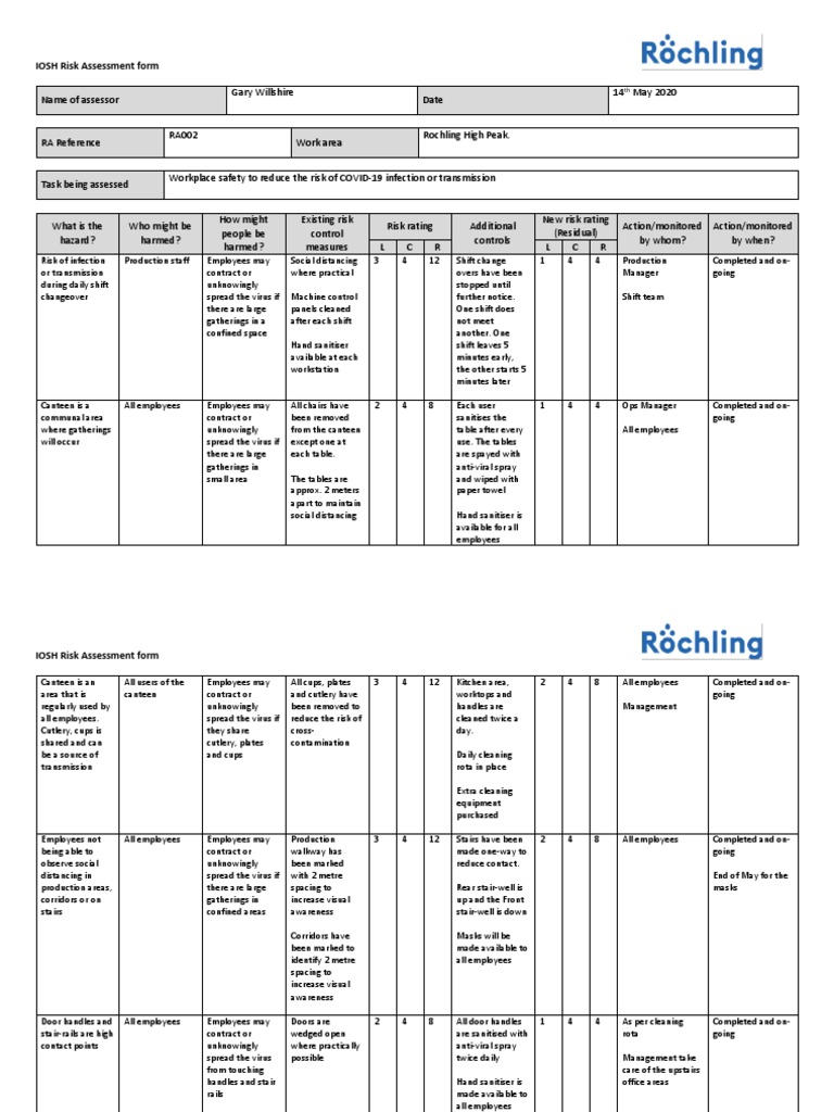 Protecting The Health And Safety Of Employees During The Covid 19