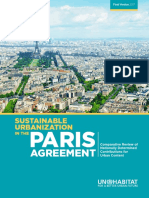 Paris Agreement Urbanization