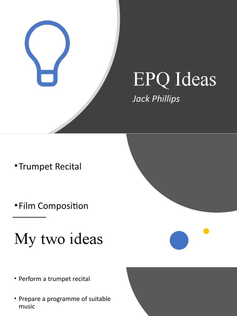 Epq Presentation Questions Examples