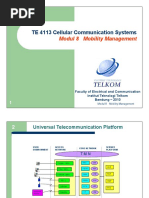 TE 4113 Cellular Communication Systems: Modul 8 Mobility Management