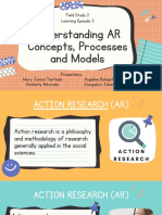 Understanding AR Concepts, Processes and Models: Field Study 2 Learning Episode 3
