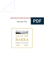 Barra Distillery - Business Plan