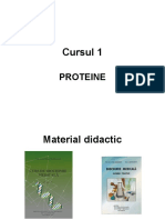 Cursul 1 - Proteine 1