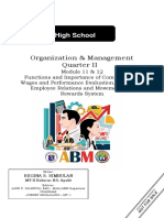 Senior High School: Organization & Management Quarter II