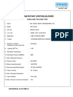 ISO-9001:2008 Blower O&M Manual