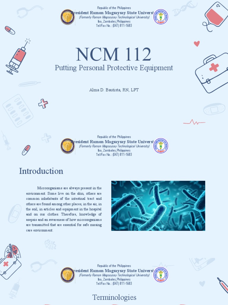 NCM 112 Introduction | PDF | Transmission (Medicine) | Infection