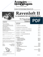 TSR 9181 - I10 - Ravenloft II - La Maison de Gryphon Hill