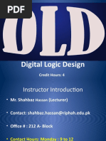 Digital Logic Design: Credit Hours: 4