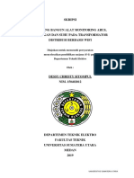 Skripsi: Diajukan Untuk Memenuhi Persyaratan Menyelesaikan Pendidikan Sarjana (S-1) Pada Departemen Teknik Elektro