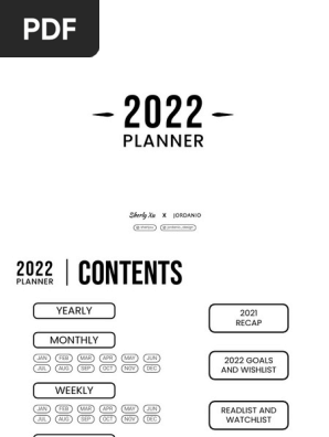 2022 PLANNER Sherly Xu x Jordanio Design