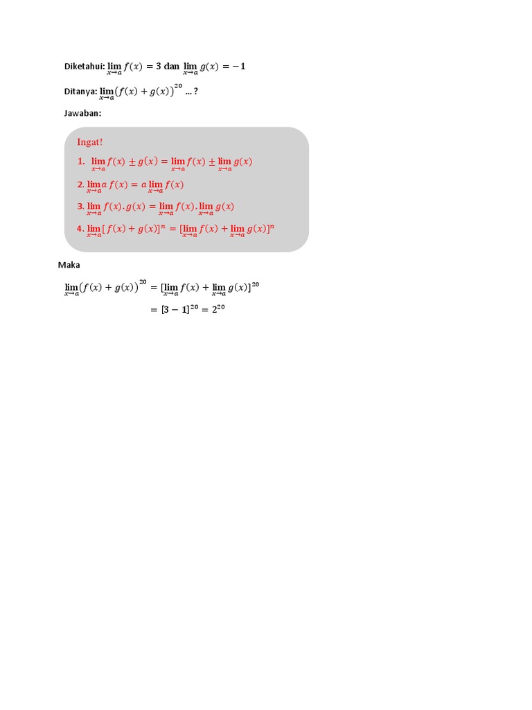 Limit 2 | PDF