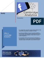 Cambridge Analyti Ca - Ca Se Study: - Presented By