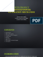 Detd - Footstep Power Generation Mechanism
