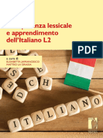 MANUALE. Competenza Lessicale e Apprendimento Dell'italiano L2