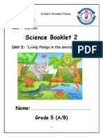 Science Booklet 2: Name: Grade 5 (A/B)