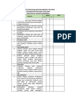 Formulir Penilaian Pre Conference-Post, BST, Berita Acara Pelaksanaan Tugas Kelompok