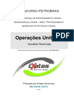Amostra Petrobras Engenheiro Processamento Quimico Petroleo Operacoes Unitarias