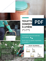 07k - Toilettes Sèches Domestiques À Litière