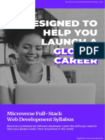 Designed To Help You Launch A Global Career: Microverse Full-Stack Web Development Syllabus