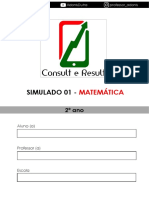 2º Simuladinho de Matemática - 2º Ano