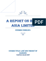 Course Code:231: Course Title: Law and Theory of Banking