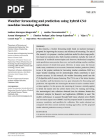 Weather Forecasting and Prediction Using Hybrid C5.0