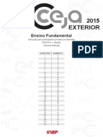 Gabarito Exterior Fundamental PPL Encceja 2015