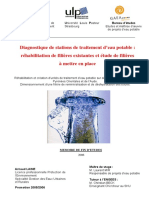 Diagnostique de Stations de Traitement D'eau Potable: Réhabilitation de Filières Existantes Et Étude de Filières À Mettre en Place