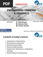 Lecture 3 & 4 - Dimensioning