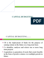 Capital Budgeting Techniques and Process