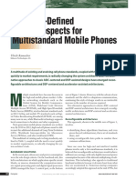 SDR Prospects For Multistandard Mobile Phones Paper