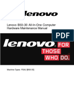 Lenovo B50-30 All-In-One Computer Hardware Maintenance Manual