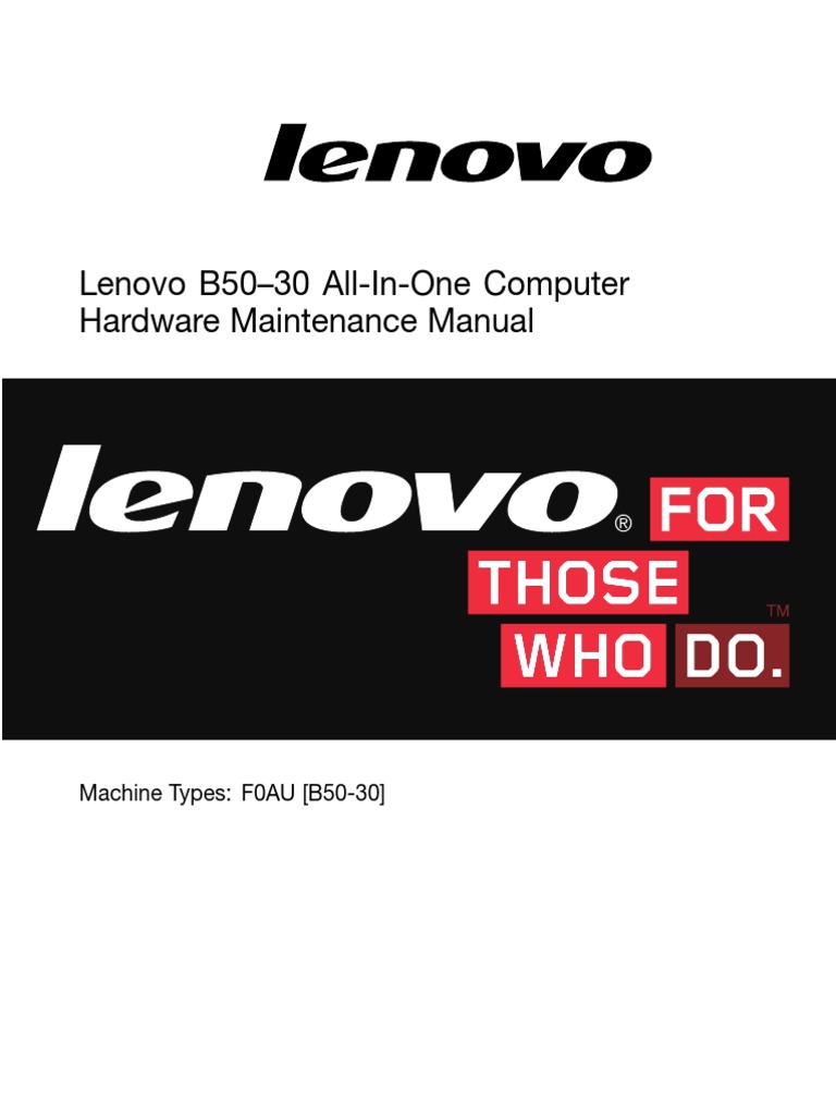 Lenovo B5030 PDF Booting Electrostatic Discharge