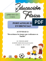 Portafolio de Evidencia - Act 21 - 2° Grado