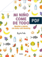 Mi Niño Come de Todo Recetas y Menús Con Baby Led Weaning Primera