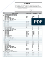 Cv. Dimas: Laporan Pekerjaan