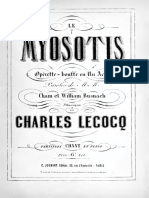 Lecocq, Charles - Le myosotis - cello solo