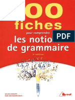 100 Fiches Pour Comprendre Les Notions de Grammaire