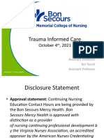 Con Trauma Informed Care