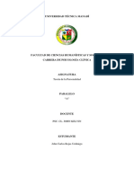 Aproximaciones Sociocognitivas Al Estudio de La Personalidad - Ensayo - JOHN ROJAS URDANIGO