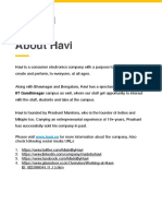 Havi Placement Document