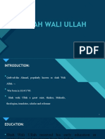 Shah Wali Ullah: Click To Edit Master Title Style